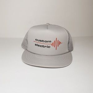 Vintage Custom Electric Mesh Cap Snapback Trucker Hat